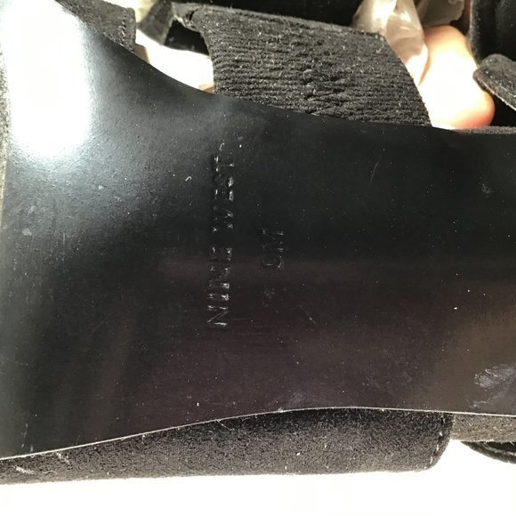 Nine West Open Toe Bootie Black Size 9 - Picture 8 of 13